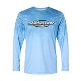 Unisex Montauk Oceanic Fade Performance Long Sleeve T-Shirt